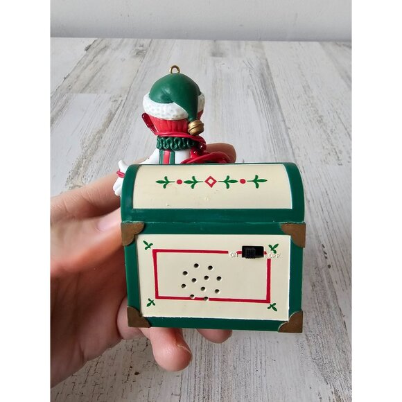 Vintage House of Lloyd clown toy chest ornament Xmas vintage 1992 as is - Picture 3 of 6